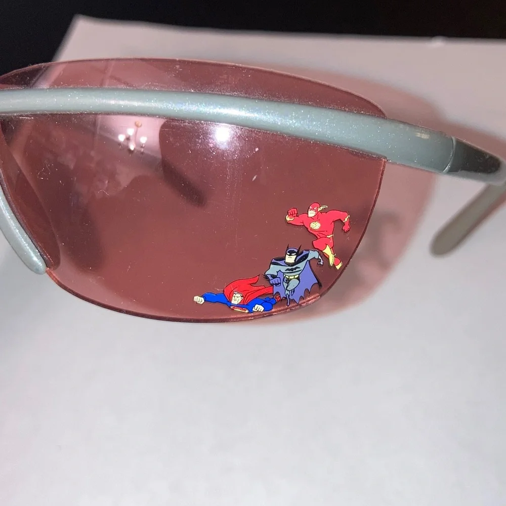 DC Comics Pink and Gray Sunglasses kids justice league unique